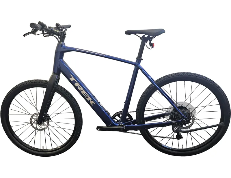 EX DISPLAY Trek Dual Sport+ 2 Hybrid Electric Bike 2025 X-Large in Hex Blue-1