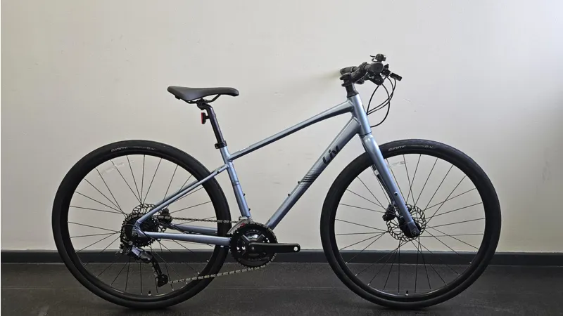 EX DISPLAY Liv Alight Disc 2 Hybrid Bike Size Small 2026 in Frost Silver