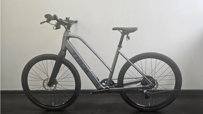 EX DISPLAY Trek Dual Sport+ 2 Stagger Large Hybrid Electric Bike 2026 in Galactic Grey-4