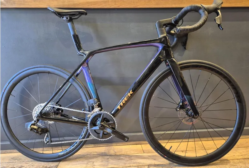 EX DEMO Trek Madone SL 6 AXS Gen 8 Road Bike MediumLarge 2025 in Dark Star Black Purple