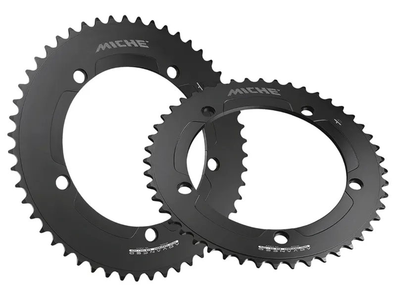Miche Primato Advanced Pista 144pcd 1/8 inch 56t Chainring in Black