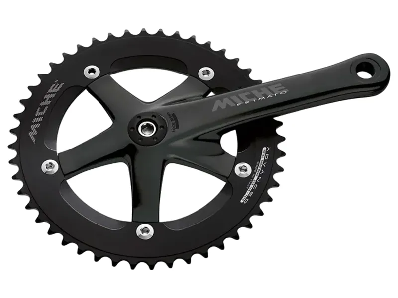 Miche Primato Advanced Track Chainset in Black