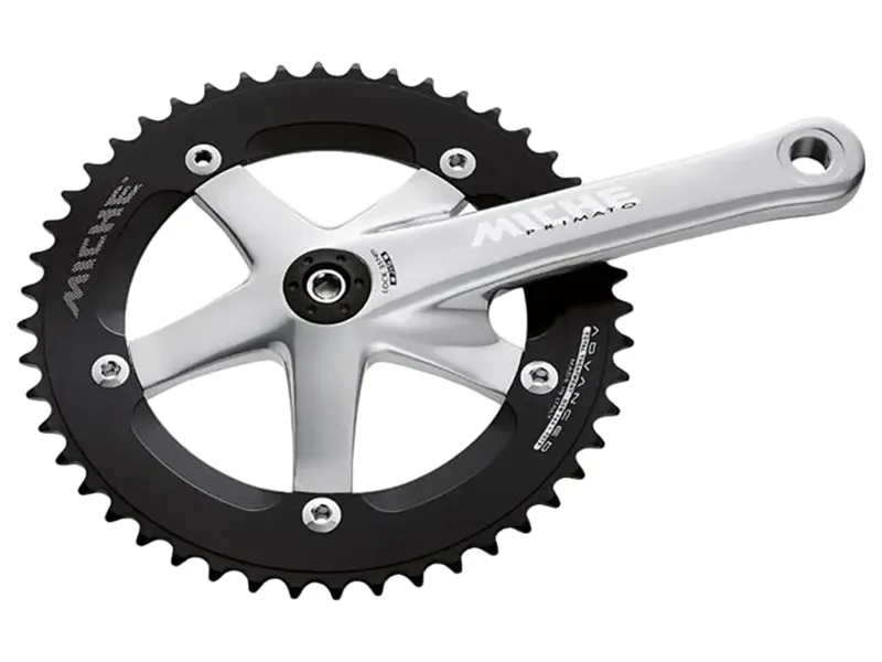 Miche Primato Advanced Track Chainset in Silver