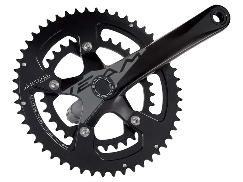 Miche Team Evo Max 10x Chainset 170mm 34/50T in Black