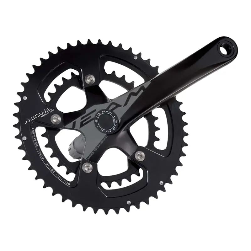Balfes Bikes Miche Team Evo Max 10x Chainset 170mm 34/50T in Black | Free postage over £30, £10 off first order, price match & 0% finance.