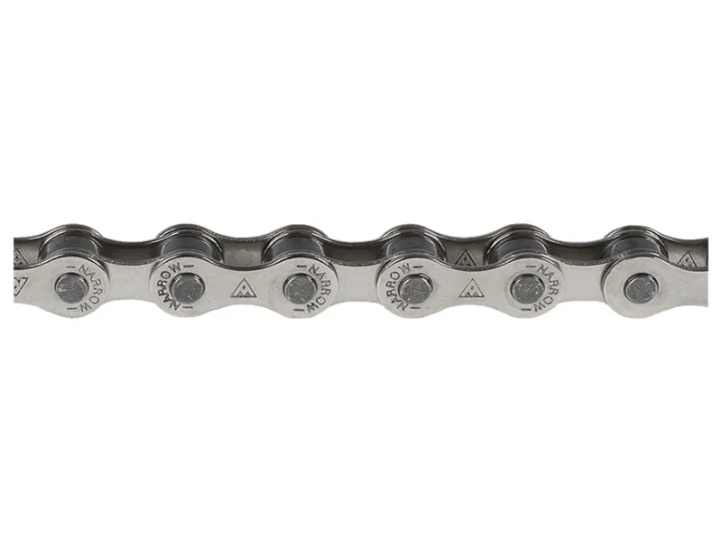 Miche X1 Pista Track 1/8 Chain in 114L Silver