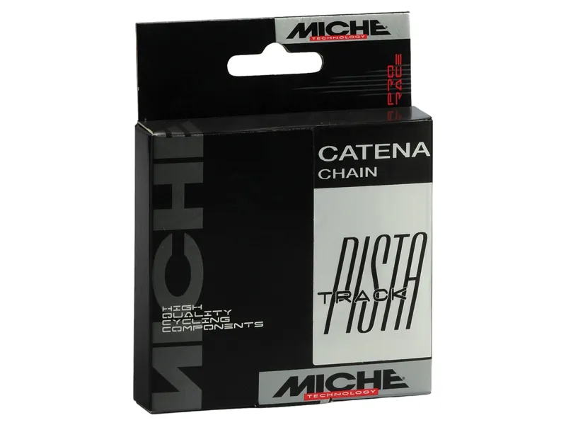 Miche X1 Pista Track 1/8 Chain in 114L Silver-1