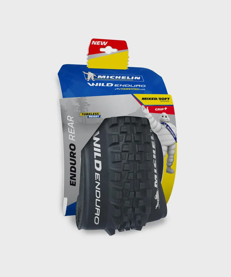 Michelin Wild Enduro Gum-X Tyre Rear 27.5 x 2.40in in Black -1