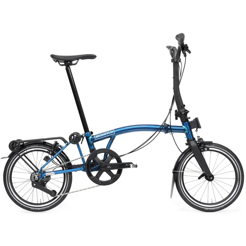 Balfes Bikes Brompton P Line V2 with SuperRoll+ 12-Speed Folding Bike 2026 in Pacific Lacquer | Free postage over £30, £10 off first order, price match & 0% finance.