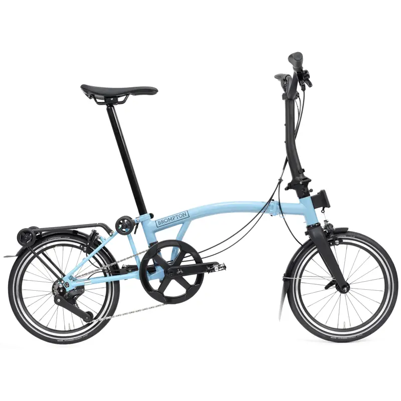 Balfes Bikes Brompton P Line V2 with SuperRoll+ 12-Speed Folding Bike 2026 in Cloud Metallic | Free postage over £30, £10 off first order, price match & 0% finance.