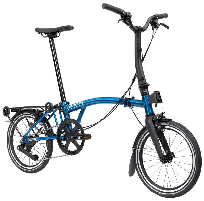Brompton P Line V2 with SuperRoll+ 12-Speed Folding Bike 2026 in Pacific Lacquer-1