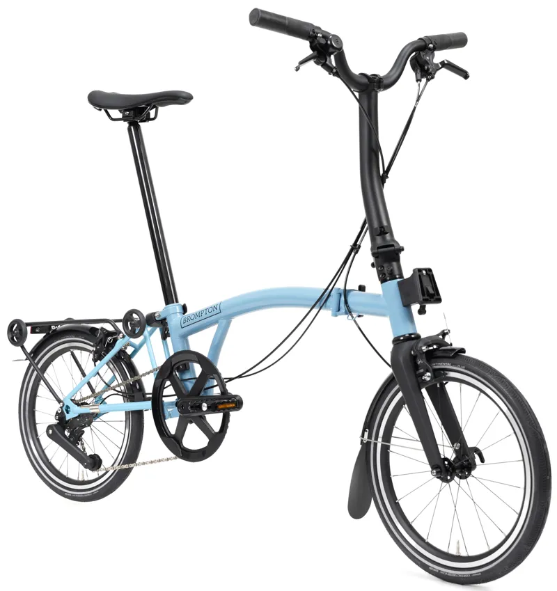 Brompton P Line V2 with SuperRoll+ 12-Speed Folding Bike 2026 in Cloud Metallic-3