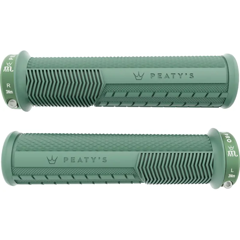 Balfes Bikes Peaty's Peatys Monarch Pro Grip - Knurl - Thick - Mint | Free postage over £30, £10 off first order, price match & 0% finance.