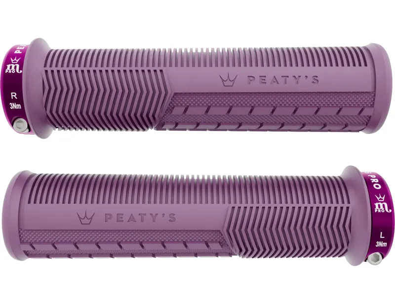 Balfes Bikes Peaty's Peatys Monarch Pro Grip - Mushroom - Thin - Plum | Free postage over £30, £10 off first order, price match & 0% finance.