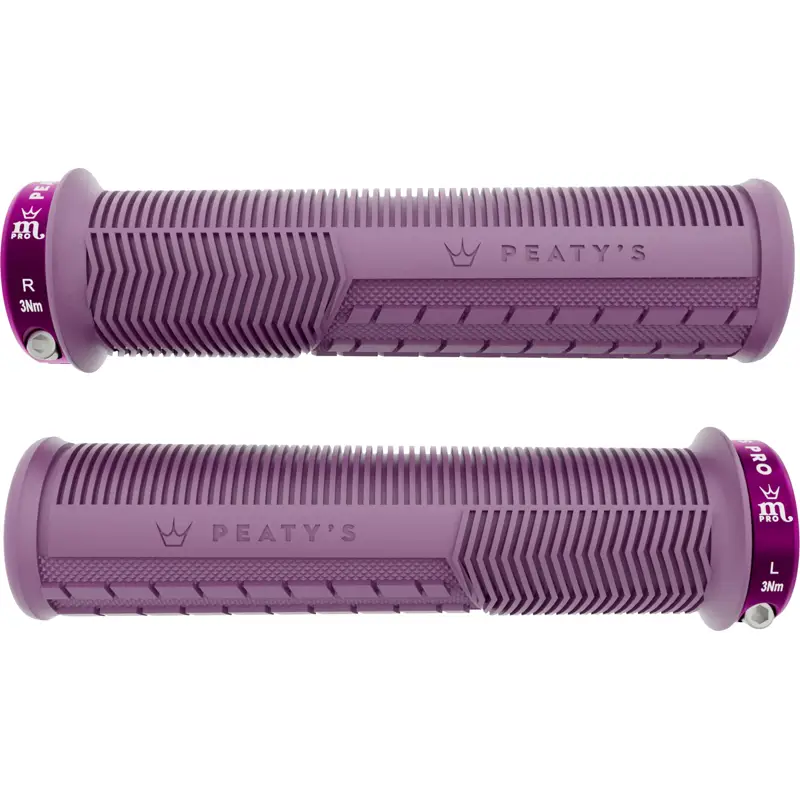 Balfes Bikes Peaty's Peatys Monarch Pro Grip - Mushroom - Thin - Plum | Free postage over £30, £10 off first order, price match & 0% finance.