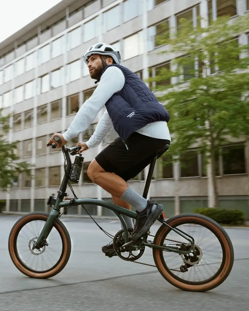 Brompton G Line with Roller Frame 8 Speed Folding Bike 2025 in Forest Green-6