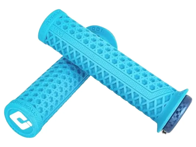 ODI Vans v2.1 MTB Lock On Grips 135mm in Blue-1