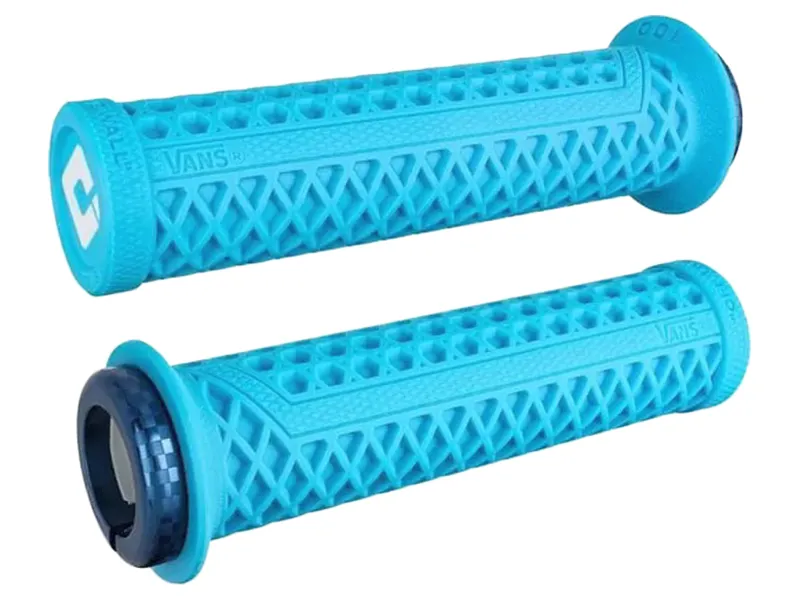 ODI Vans v2.1 MTB Lock On Grips 135mm in Blue