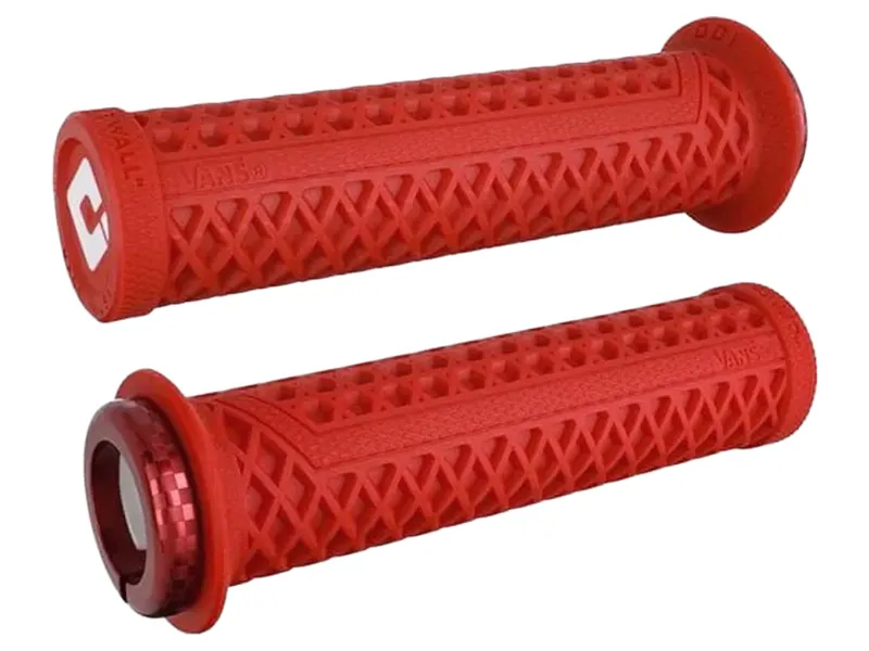 ODI Vans v2.1 MTB Lock On Grips 135mm in Red