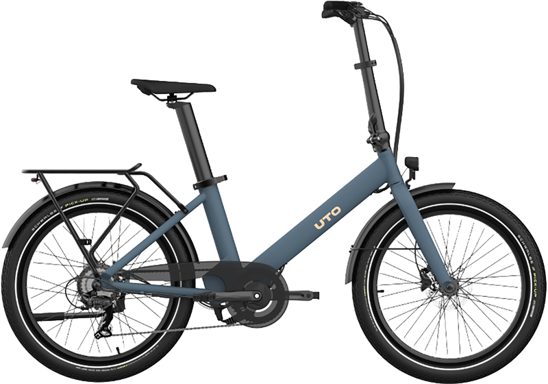 UTO Evening OG24 Electric Folding Bike 2027 in Ocean Blue
