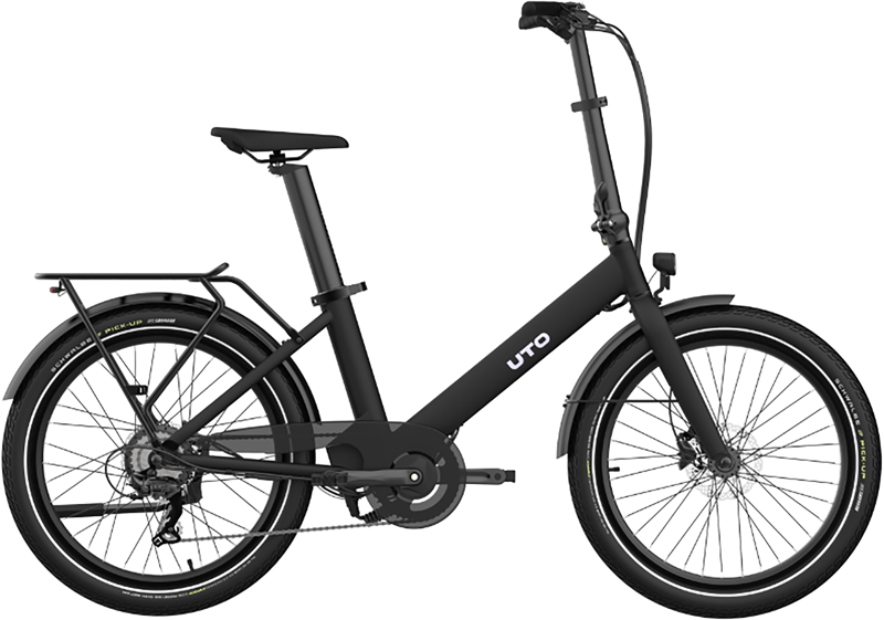 UTO Evening OG24 Electric Bike in Onyx Black