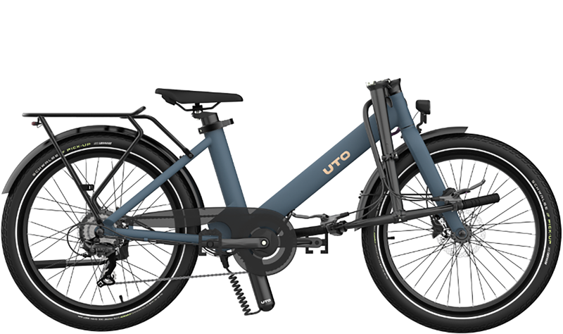 UTO Evening OG24 Electric Folding Bike 2027 in Ocean Blue-2