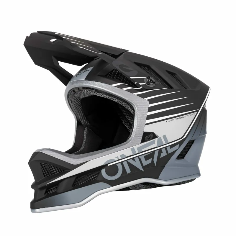 O'Neal Blade Polyacrylite Full Face MTB Helmet Delta V.22 Black/Grey