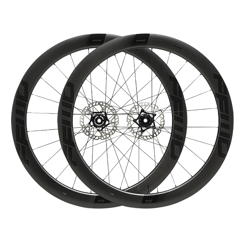 Fast Forward RYOT55 Tubular DT240 Carbon Wheelset 700c in Black