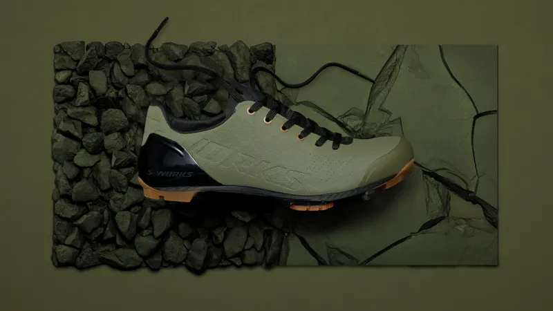 Specialized S-Works Recon Lace Gravel MTB Shoes in Oak Green-1