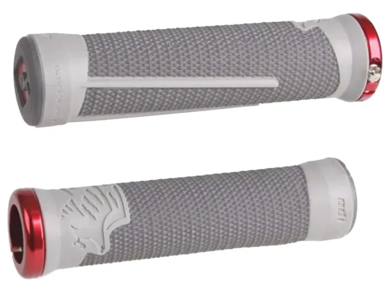 Odi AG2 v2.1 MTB Lock On Grips 135mm in Graphite/Grey
