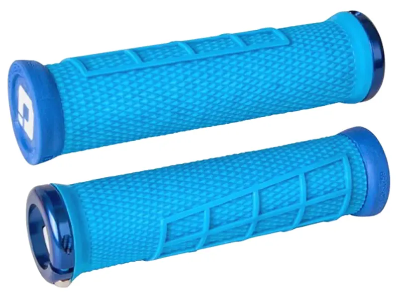 Odi Elite Flow MTB Lock On Grips 130mm in Blue