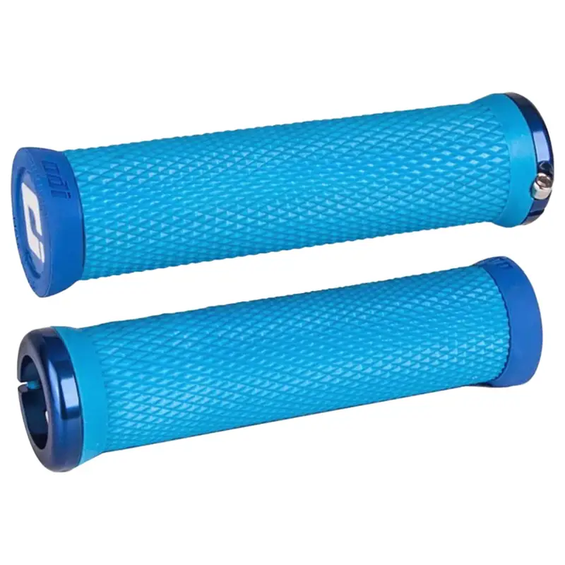 Balfes Bikes Odi Elite Motion MTB Lock On Grips 130mm in Blue | Free postage over £30, £10 off first order, price match & 0% finance.