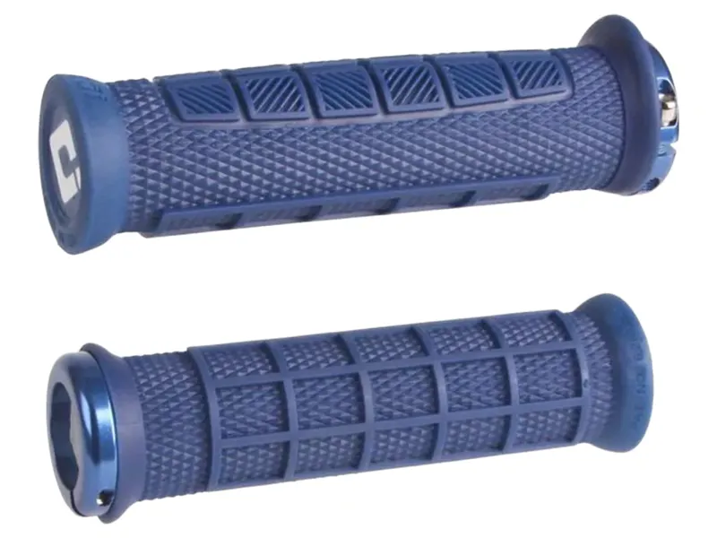 Balfes Bikes Odi Elite Pro MTB Lock On Grips 130mm in Navy Blue | Free postage over £30, £10 off first order, price match & 0% finance.