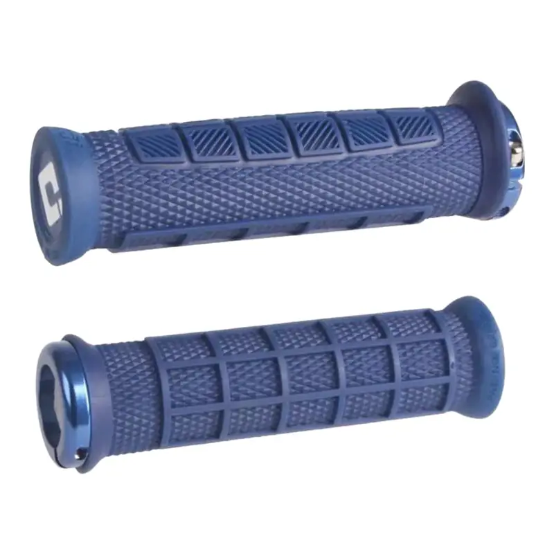 Balfes Bikes Odi Elite Pro MTB Lock On Grips 130mm in Navy Blue | Free postage over £30, £10 off first order, price match & 0% finance.