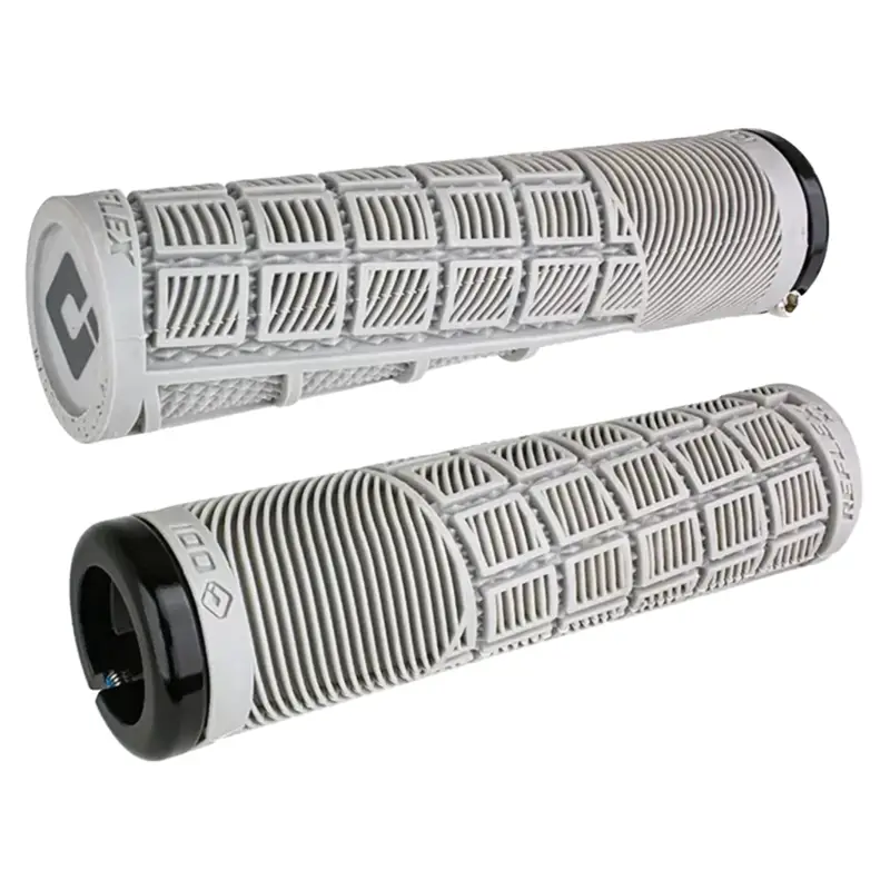 Balfes Bikes Odi Reflex MTB Lock On Grips 135mm in Grey | Free postage over £30, £10 off first order, price match & 0% finance.