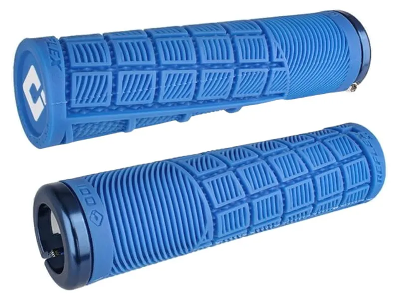 Odi Reflex XL MTB Lock On Grips 135mm in Blue