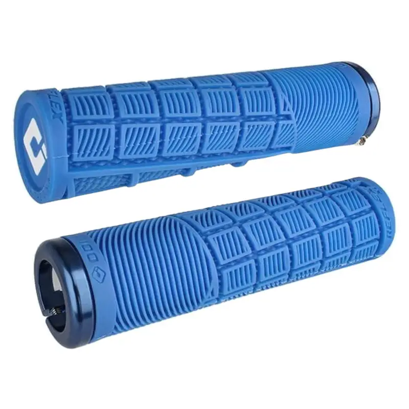 Balfes Bikes Odi Reflex XL MTB Lock On Grips 135mm in Blue | Free postage over £30, £10 off first order, price match & 0% finance.