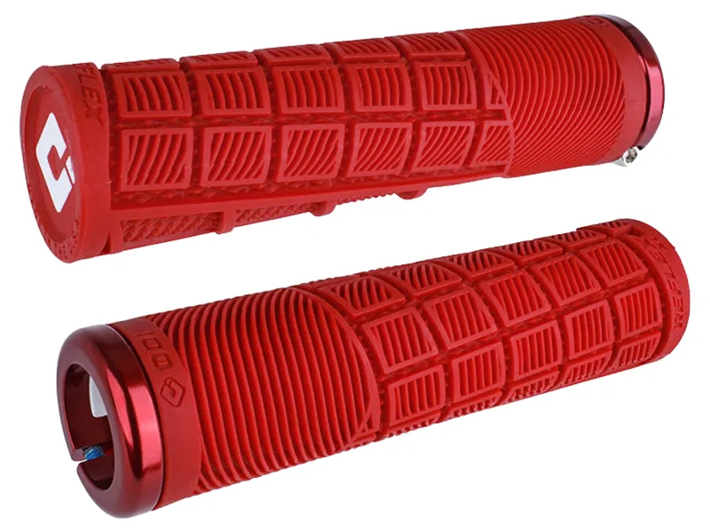 Odi Reflex XL MTB Lock On Grips 135mm in Red