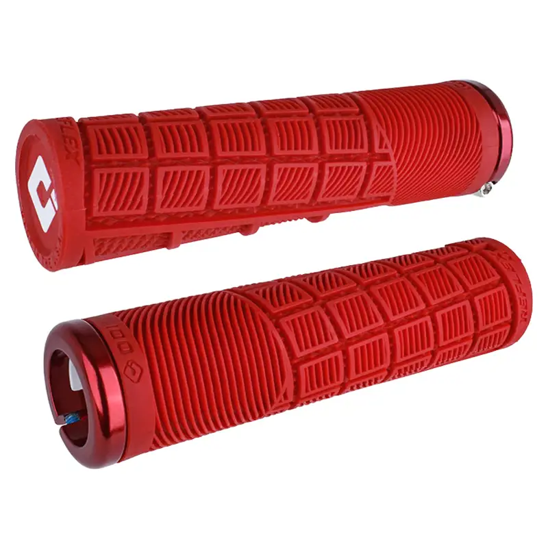 Balfes Bikes Odi Reflex XL MTB Lock On Grips 135mm in Red | Free postage over £30, £10 off first order, price match & 0% finance.