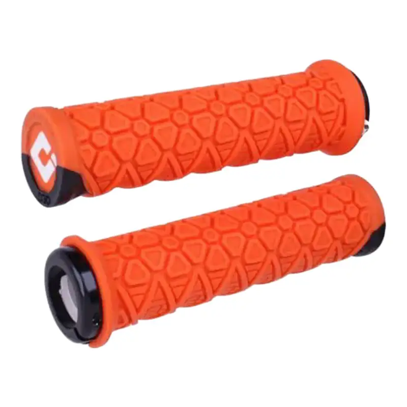 Balfes Bikes Odi Vanquish MTB Lock-On Grips 137mm in Orange | Free postage over £30, £10 off first order, price match & 0% finance.