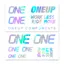 OneUp Decal Kit in Oil Slick