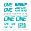 OneUp Decal Kit in Turquoise