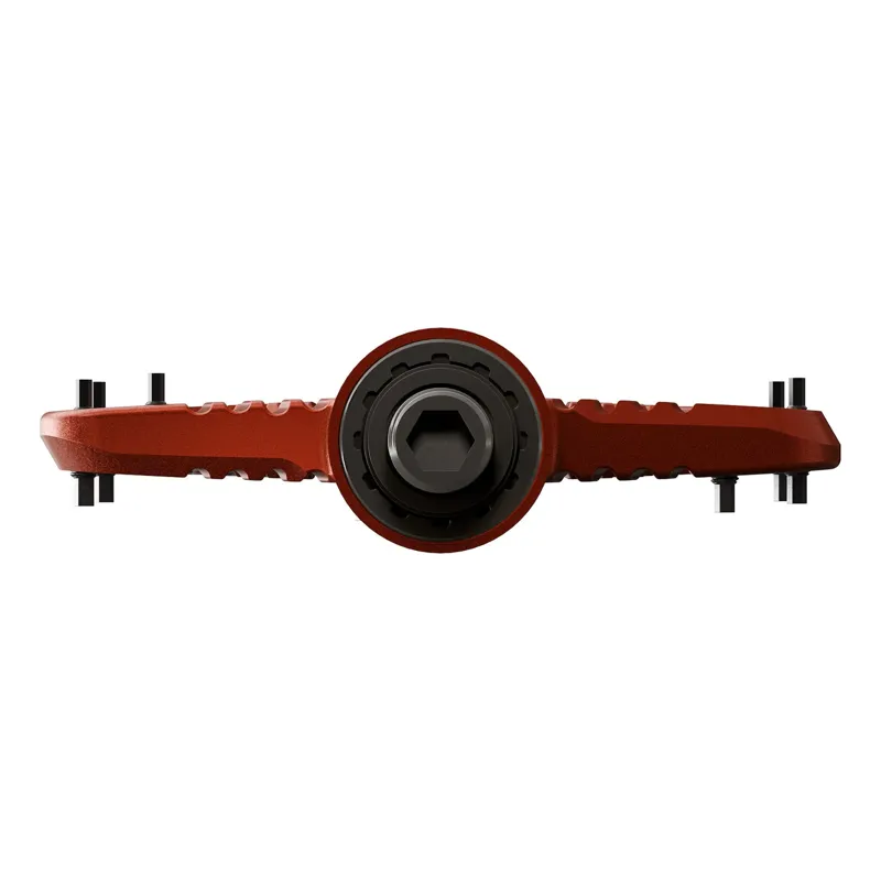 OneUp Flat Aluminium Pedals in Red-3