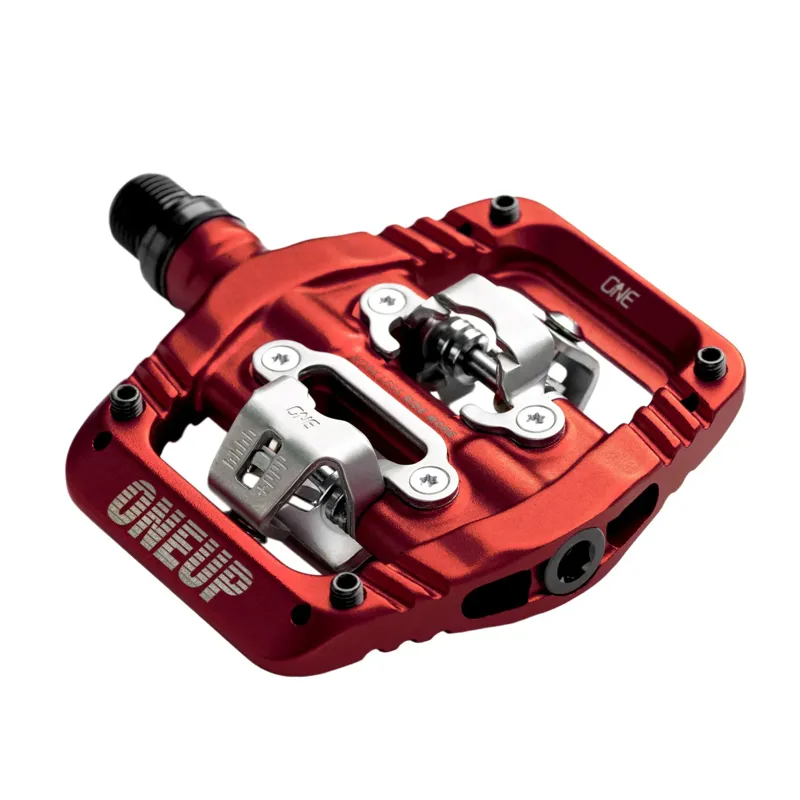 OneUp Clip Pedals in Red-2
