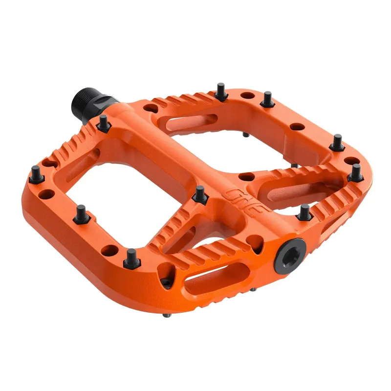 OneUp Flat Composite Pedals in Orange-1