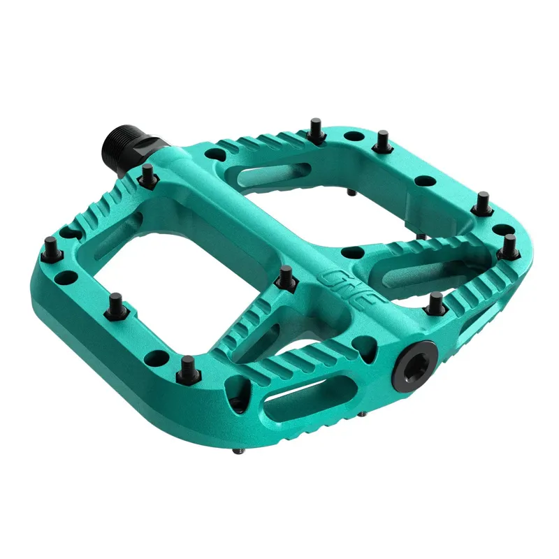 OneUp Flat Composite Pedals in Turquoise-1