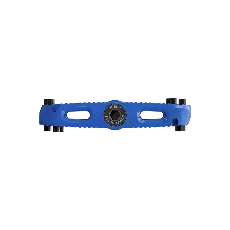 OneUp Small Flat Composite Pedals in Blue-2