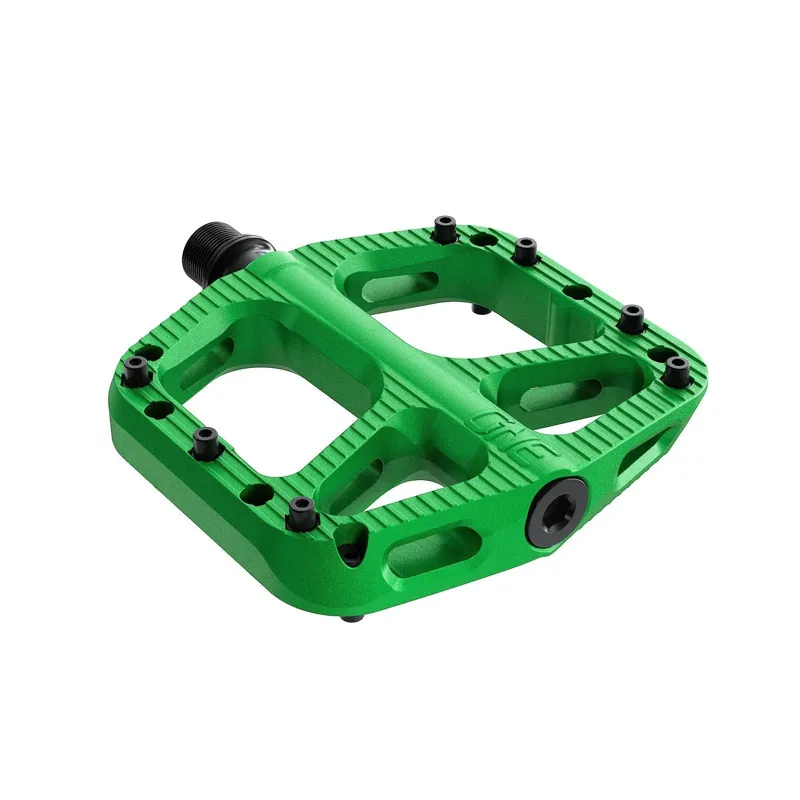 OneUp Small Flat Composite Pedals in Green-1