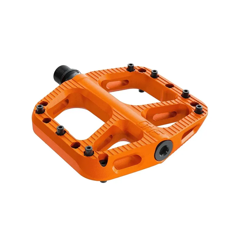 OneUp Small Flat Composite Pedals in Orange-1