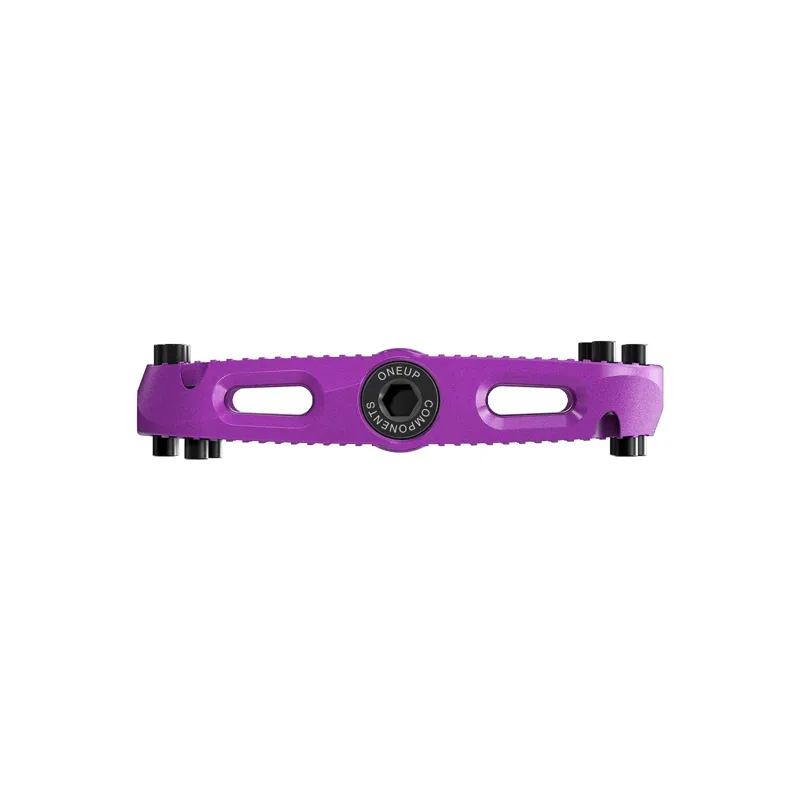 OneUp Small Flat Composite Pedals in Purple-2